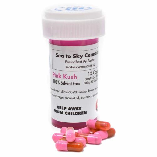 Pink Kush THC Capsules - Low Dose