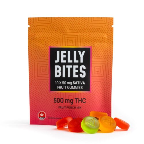 Extra Strength Sativa Jelly Bites (500mg THC)