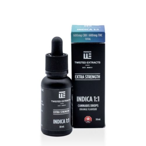 indica 121 extra strength twisted ticture cannabis marijuana thc weed topshelfexpress top shelf express canadian canada delivery