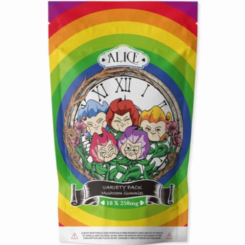 alice variety gummies gummy edibles cannabis marijuana thc weed topshelfexpress top shelf express canadian canada delivery