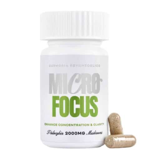 Euphoria Psychedelics - Micro Focus Capsules (2,000mg)