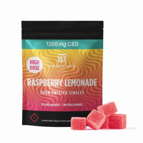 Twisted Singles Raspberry Lemonade CBD - 1,200mg