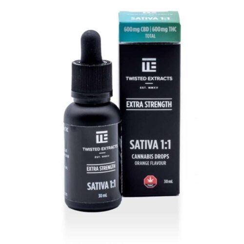 Twisted Extracts - Sativa 1:1 Oil Extra Strength