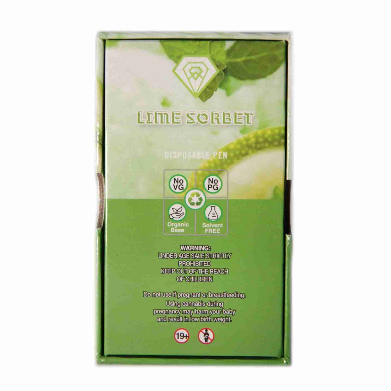 Disposable Vape Pen 3 Gram - Lime Sorbet (Indica) - Image 2